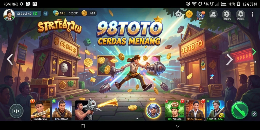 Tampilan gameplay menarik di 98TOTO dengan berbagai strategi bermain.