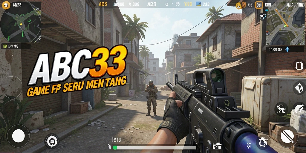 Tangkapan layar ABC33 menampilkan aksi gameplay FPS yang mendebarkan.