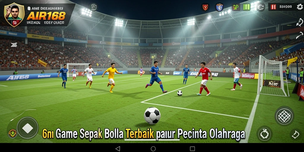 Screenshot dari gameplay AIR168 yang menunjukkan aksi di lapangan.