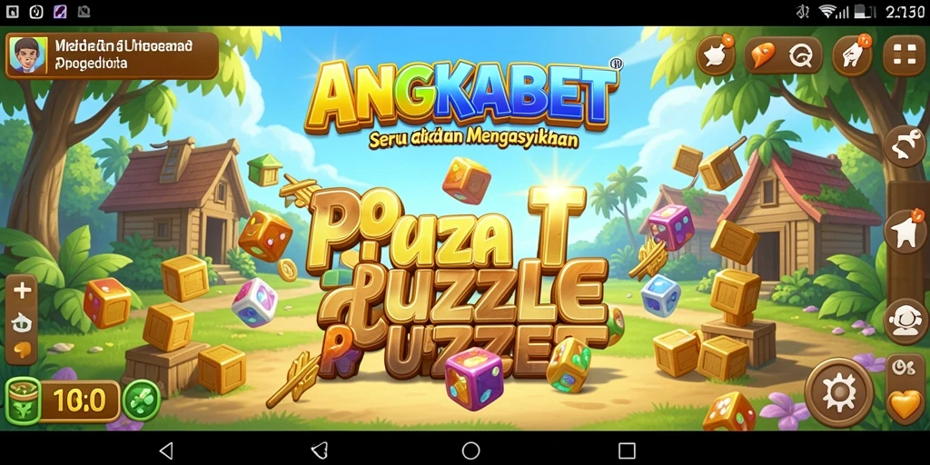 Tangkapan layar gameplay ANGKABET yang menampilkan aksi Puzzle yang menarik.