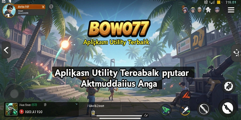 Tampilan antarmuka BOWO77 yang sederhana dan fungsional.