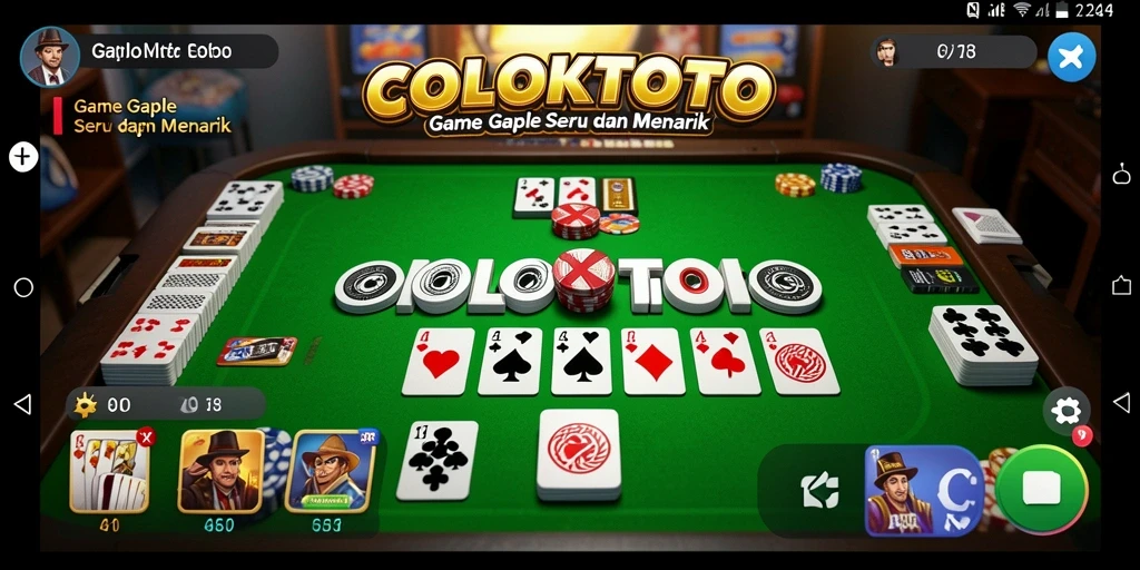 Gameplay COLOKTOTO yang seru dengan interaksi antarpemain.