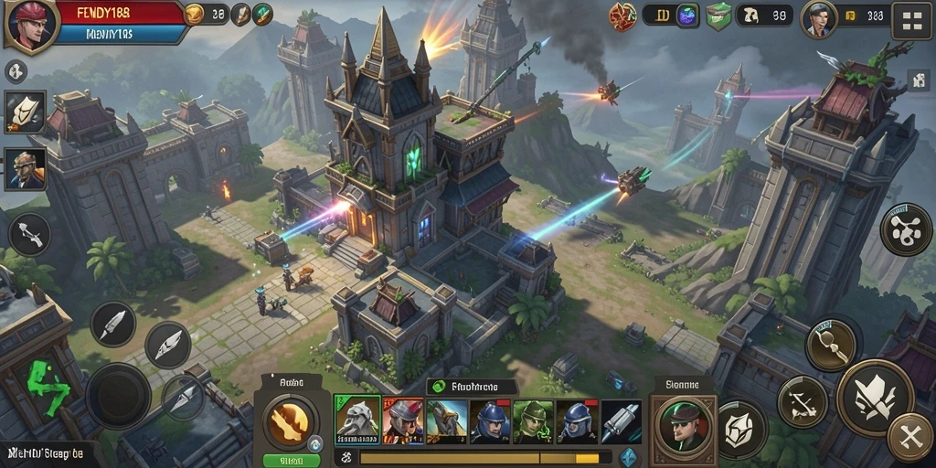 Gameplay seru FENDY188 dalam misi Tower Defense yang mendebarkan.
