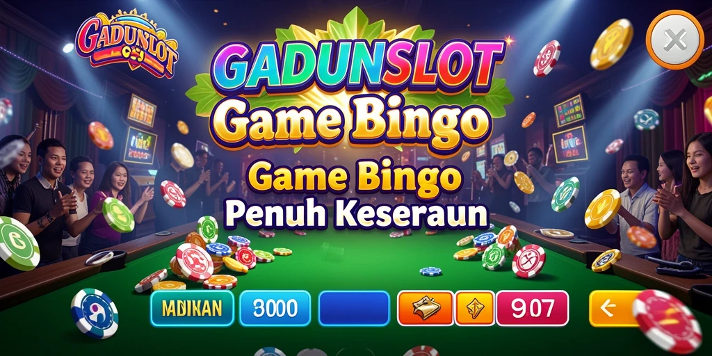 Screenshot utama GADUNSLOT menampilkan gameplay Bingo yang seru.