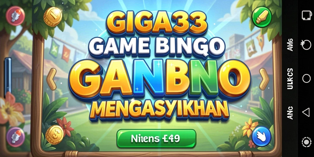 Tampilan gameplay seru dari GIGA33 yang penuh aksi Bingo.