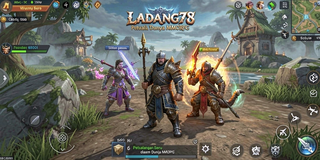 Tampilan gameplay <strong>LADANG78</strong> yang memukau dengan aksi seru.