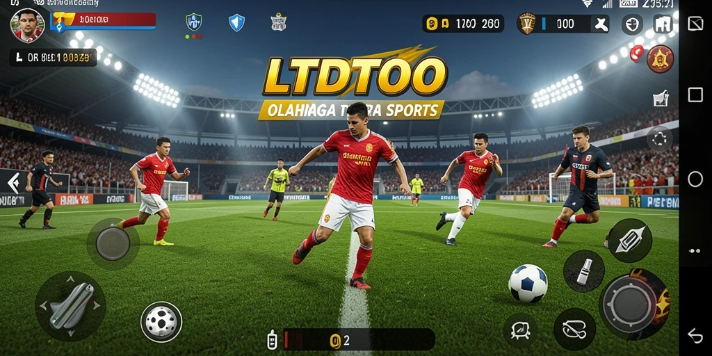 Tangkapan layar permainan LTDTOTO yang menampilkan aksi seru dalam olahraga.