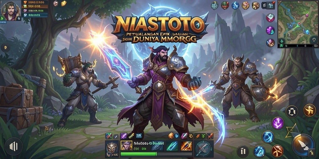 Screenshot gameplay NIASTOTO menampilkan aksi seru dalam petualangan MMORPG.