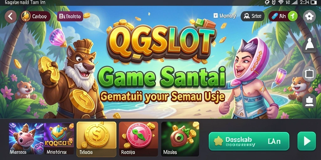 Tampilan gameplay QQSLOT yang menarik dan menghibur.