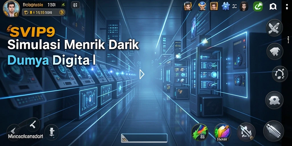 Tampilan gameplay SVIP9 menunjukkan interaksi dan pengelolaan karakter dengan detail menarik.